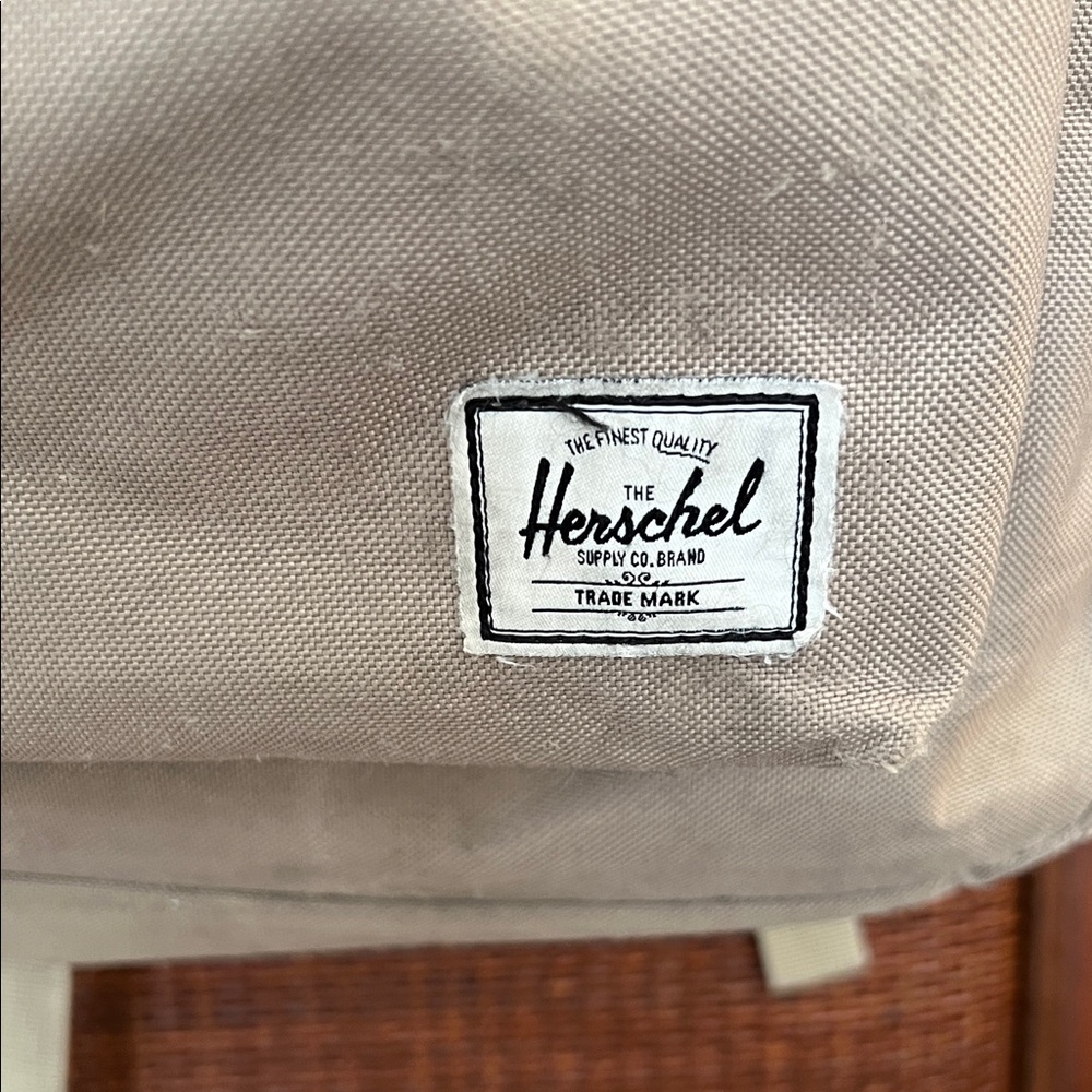 Herschel Supply Company Light Khaki Backpack with Patch - Picture 8 of 9